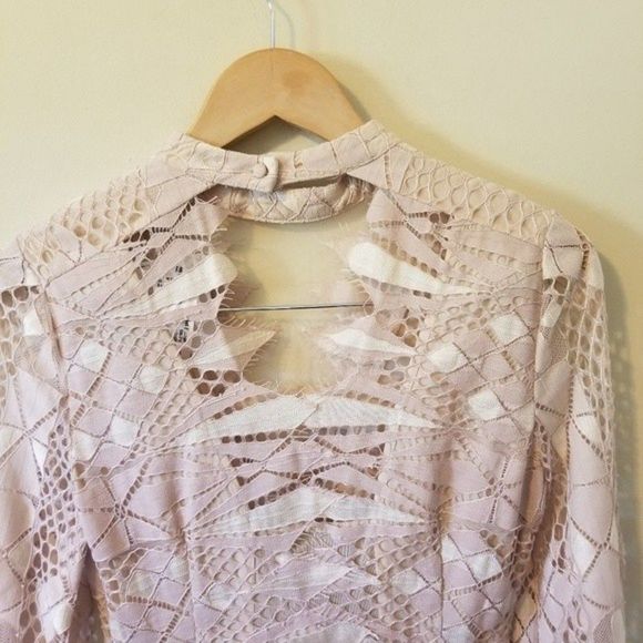 Free People Deco Lace Mini Dress | Ivory Combo - Picture 8 of 12